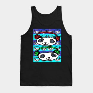 Panda,D.J.Vinyl,Graffiti Panda by LowEndGraphics Tank Top